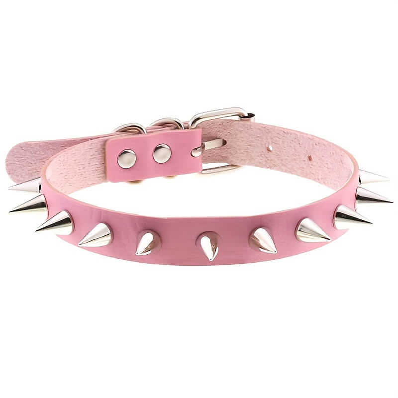 Punk Gothic Spiked Collar Necklace