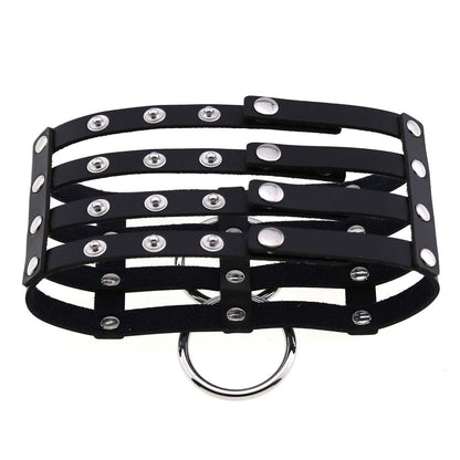 Punk Body Chain Harness Necklace - Purple | Punk Lovers