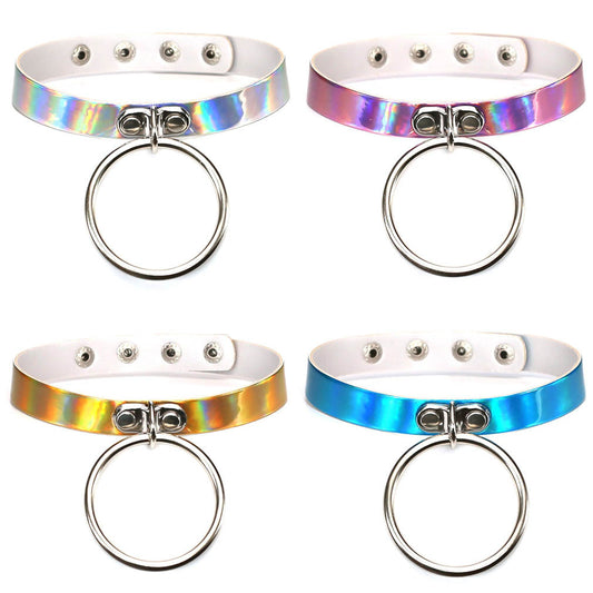 Punk Vintage Velvet Choker - White Color | Punk Lovers