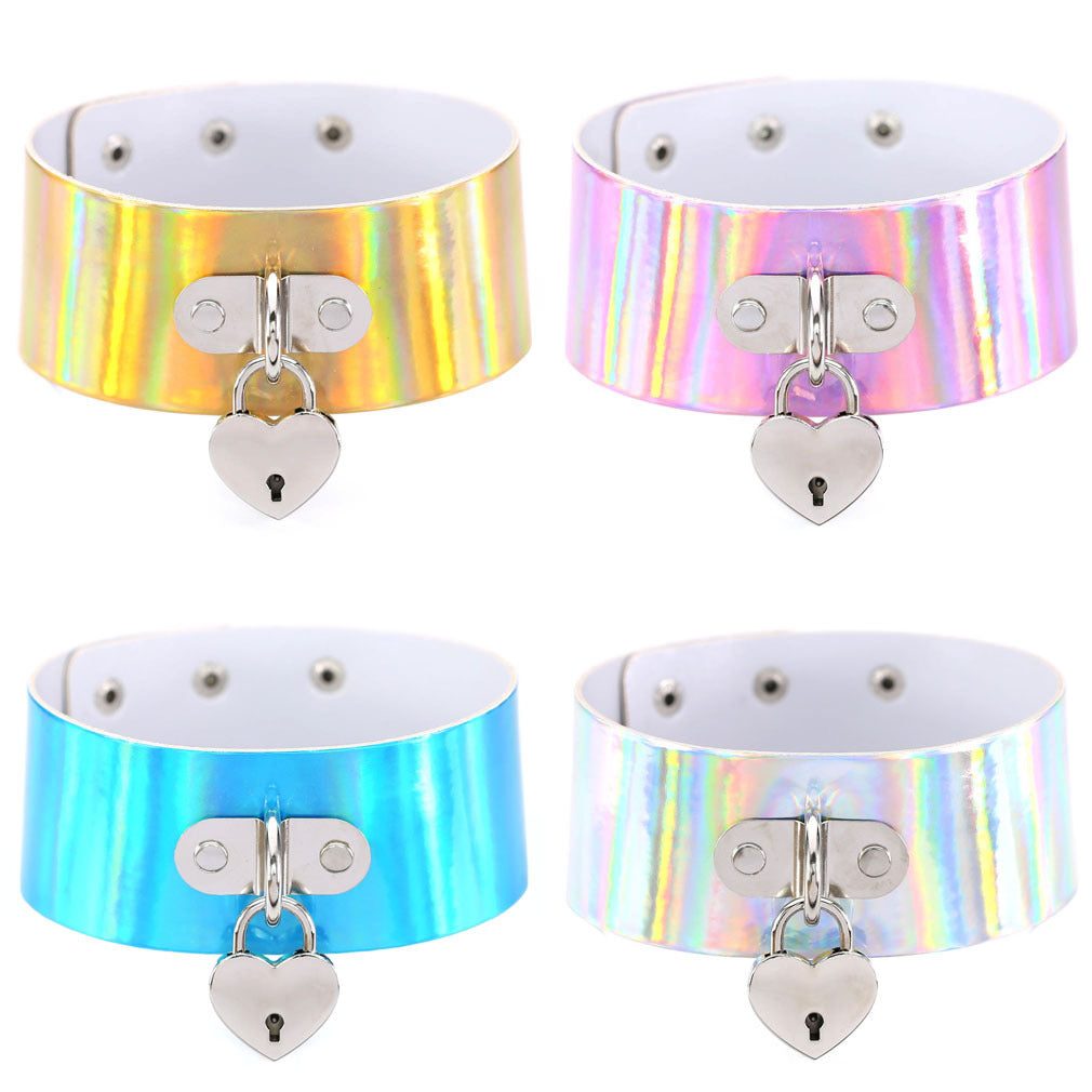 Punk Velvet Rhinestone Necklace - 粉彩 | Punk Lovers