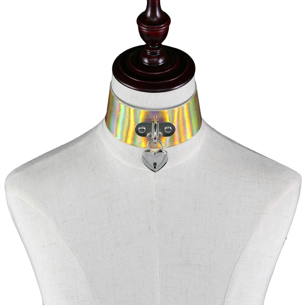 Punk Velvet Rhinestone Necklace - 金彩 | Punk Lovers