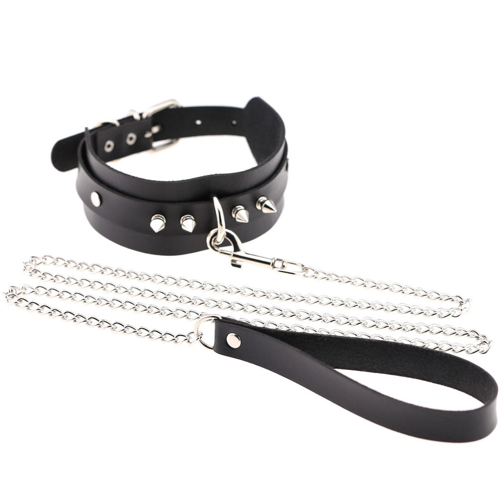 Punk Rivet Leather Choker - Punk Lovers
