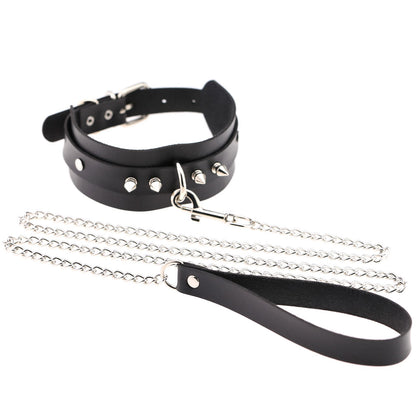 Punk Rivet Leather Choker - Punk Lovers