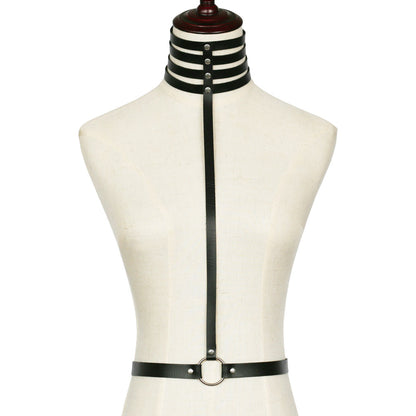 Gothic V-Shape Rhinestone Choker - Red | Punk Lovers