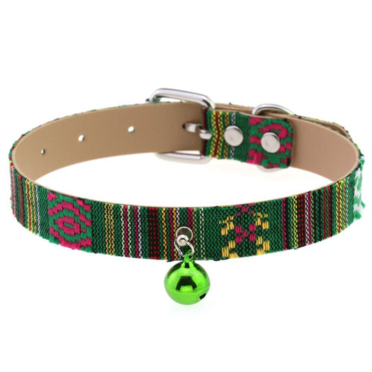 Punk Lovers Vintage Necklace Choker Pendant in Green