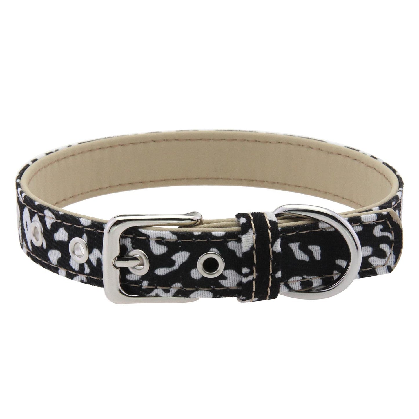 Punk Rivet Leather Choker - 黑色