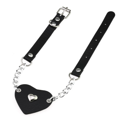 Punk Gothic Leather Choker Necklace - Green | Punk Lovers