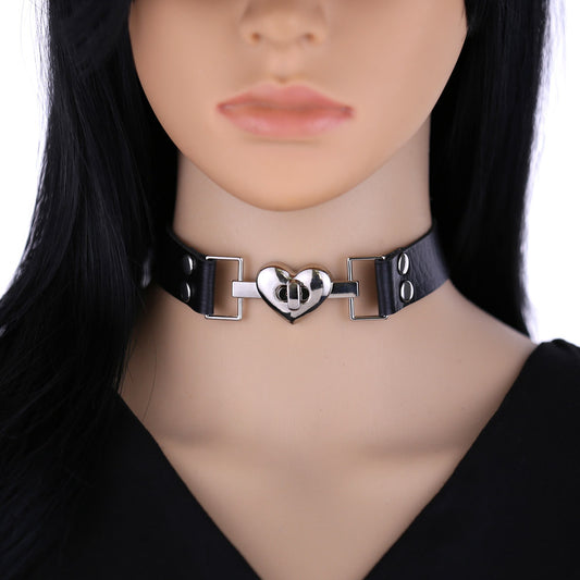Alternative Punk Heart Pendant Necklace - Yellow | Punk Lovers