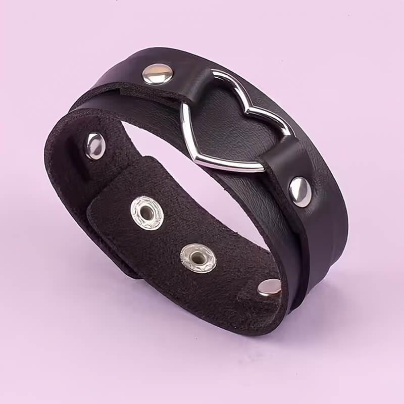 PU Leather with Beaded Bracelet