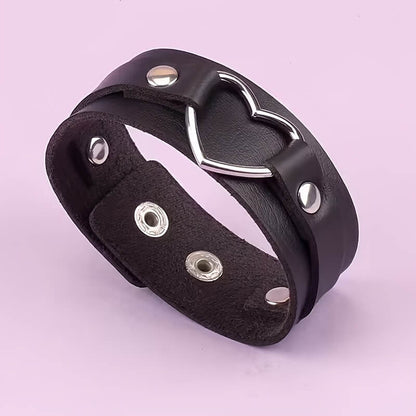 PU Leather with Beaded Bracelet