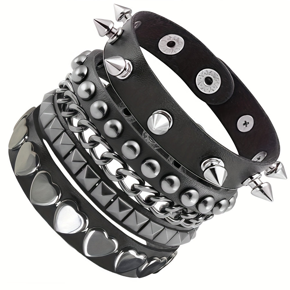 Punk Heart & Spike Bracelet