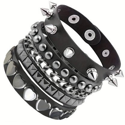 Punk Heart & Spike Bracelet