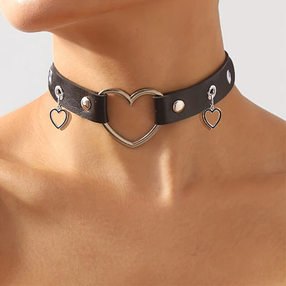 Punk Multiple Heart Collars - Punk Lovers