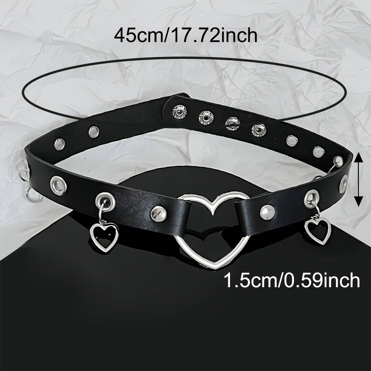 Punk Multiple Heart Collars - Punk Lovers