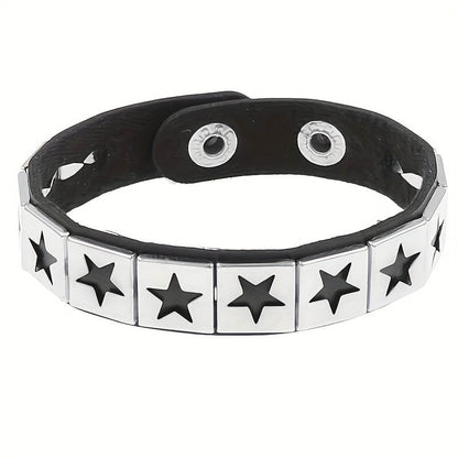 Punk Star Skull Stud Bracelets - Punk Lovers