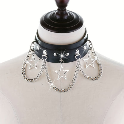 Punk Star with Chain Choker