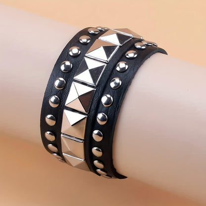 Square and Dot Bracelet - Punk Lovers