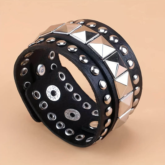 Square and Dot Bracelet - Punk Lovers