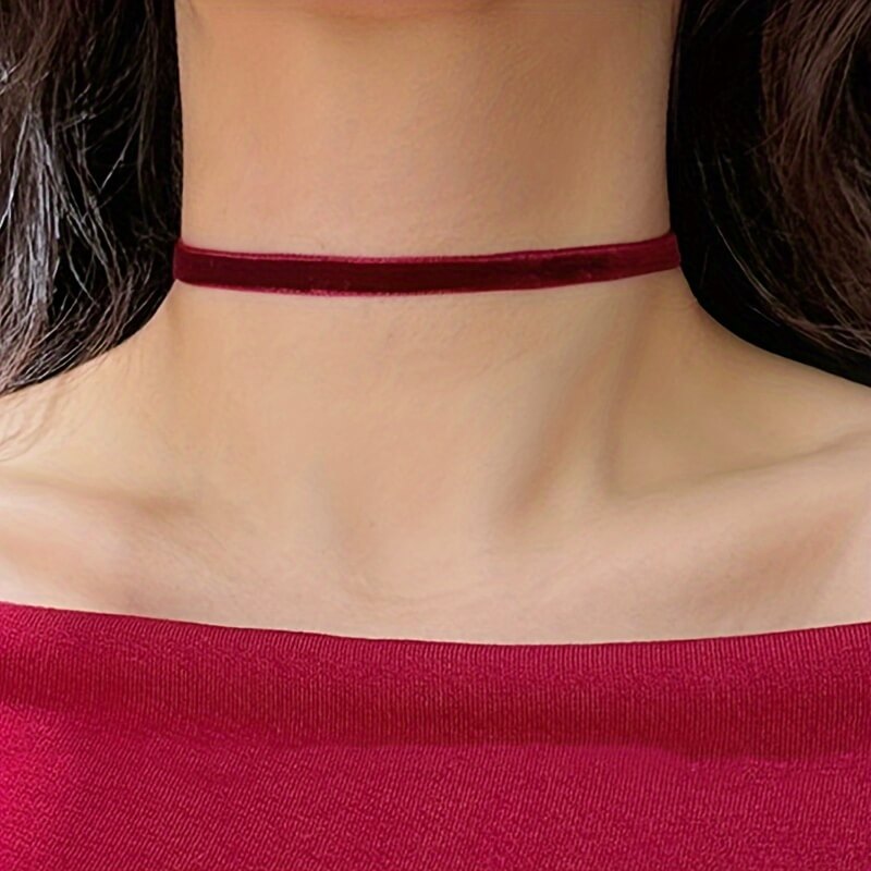 Velvet Choker Necklace - Punk Lovers