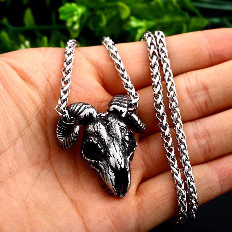 Men's Punk Sheepshead Necklaces - Punk Lovers