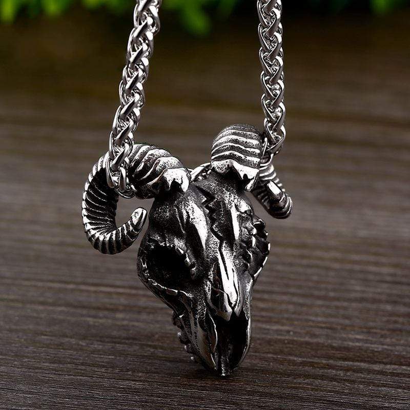 Men's Punk Sheepshead Necklaces - Punk Lovers