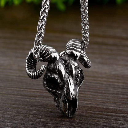 Men's Punk Sheepshead Necklaces - Punk Lovers
