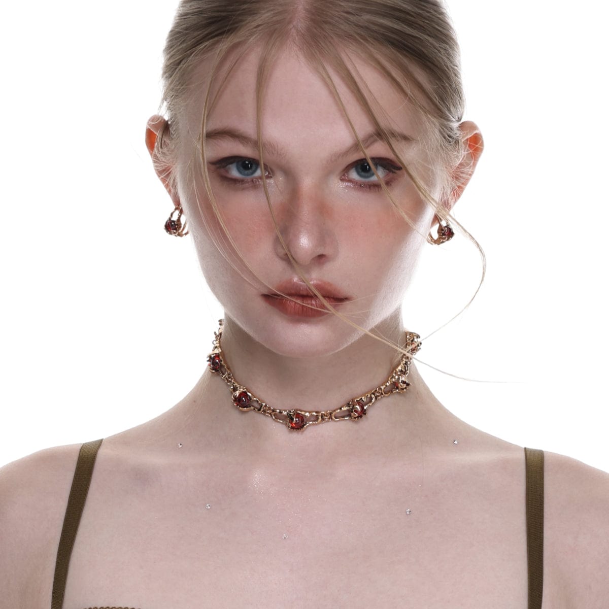 Women's Gothic Rhinestone Necklace - Punk Lovers